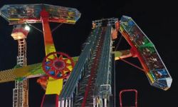 Lunaparkta saatlerce asılı kaldılar! Faciaya kıl payı