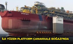 İlk yüzen platform Çanakkale Boğazı’nda