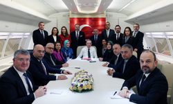 Erdoğan Tataristan dönüşü uçakta konuştu