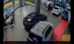 Otomatik silahla oto galeriye kurşun yağdırdı