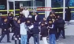 Adliye binasında polislere saldırdılar! Ortalık savaş alanına döndü