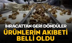 İhracattan geri dönen ürünlerin akıbeti belli oldu