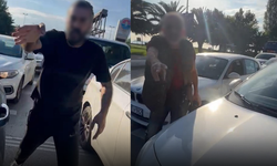 Kadın sürücü 2 çocuğunun yanında saldırıya uğradı