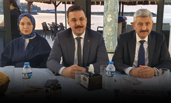 Araklı Kaymakamı Yusuf Akın’a veda yemeği