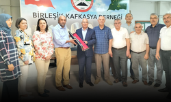Birleşik Kafkasya Derneği’nden Kaymakam Dönmez’e veda