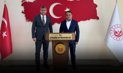 Kaymakam Saygılı’dan Diyadin Kaymakamı'na hayırlı olsun ziyareti