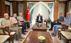 Vali Çelik, dağcılık federasyonu heyetini ağırladı