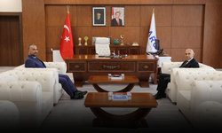 Vali Yardımcısı ve Kaymakam’dan Rektör Akkaya’ya "hayırlı olsun" ziyareti