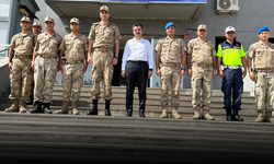 Kaymakam Atış, jandarma personelini ziyaret etti
