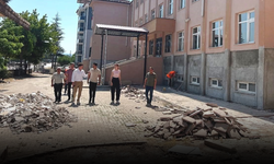 Kaymakam Karaloğlu, Simav’da kamu binaların onarımını denetledi