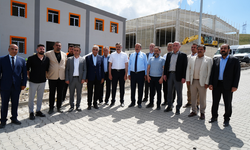 Vali Çiftçi, 2. OSB’de yapımı devam eden fabrikaları inceledi
