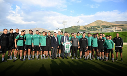 Vali Çiftçi, Konyaspor antrenmanını izledi