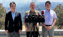 Çeşme'de alevlerle zorlu mücadele! Vali Elban bölgeden açıklama yaptı