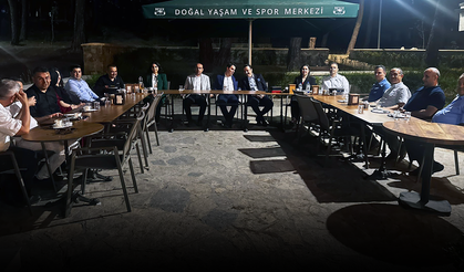 Kaymakam Tuna'dan Savcı Sarıoğlu'na veda yemeği