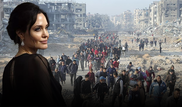 Angelina Jolie’den Gazze paylaşımı: Toplu mezara dönüştü