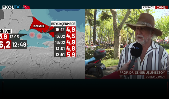 Prof. Dr. Şener Üşümezsoy Ekol TV’ye konuştu: Büyük Marmara depremi olacak mı?