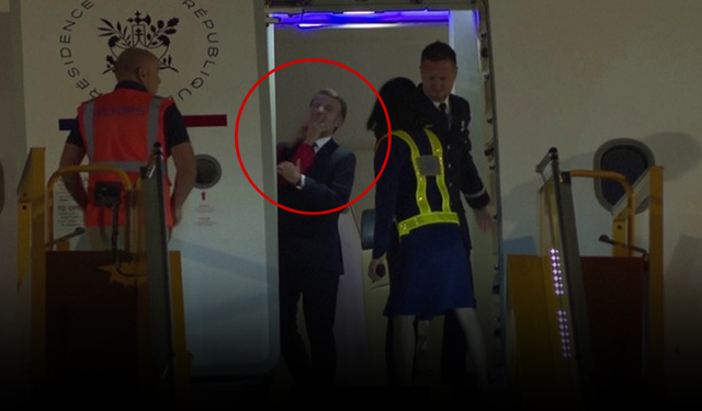 Fransız First Lady, uçak kapısında eşi Macron’a attığı tokatla gündem oldu
