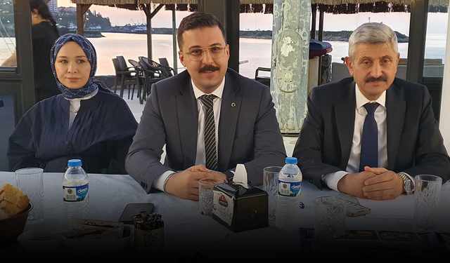 Araklı Kaymakamı Yusuf Akın’a veda yemeği
