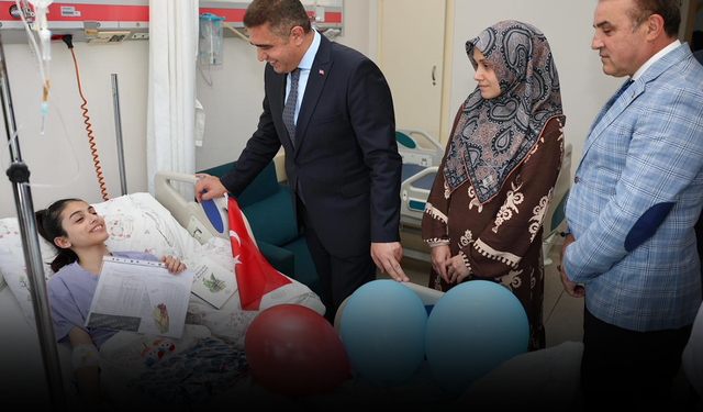 Karne heyecanı hastane odalarında yaşandı
