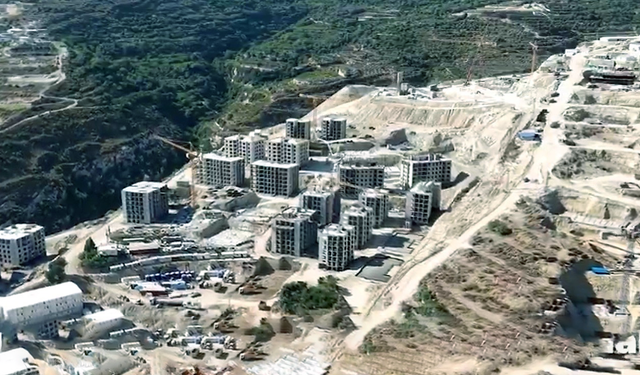 Samandağ Hıdırbey’de deprem konutları hızla devam ediyor