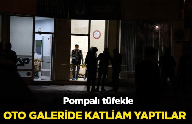 Oto galerisini bastılar katliam yaptılar!