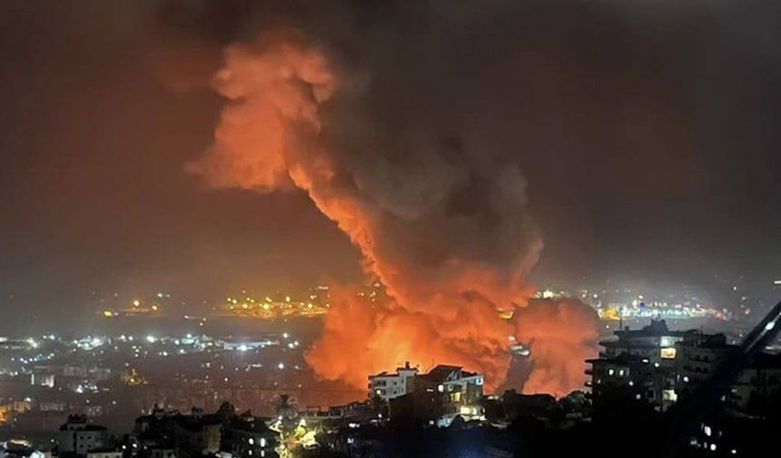 İsrail, Beyrut'ta hava saldırılarına devam ediyor...