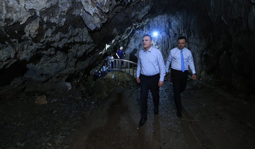 Vali Akbıyık, Yerküpe Mağarası ve Mesire Alanı’nı inceledi