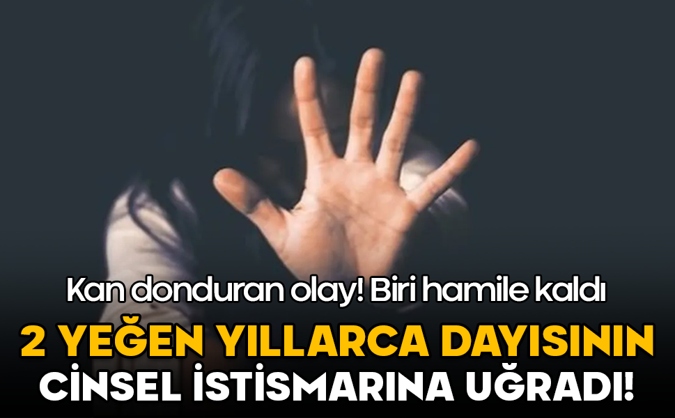 2 yeğen yıllarca dayısının cinsel istismarına uğradı! Biri hamile kaldı