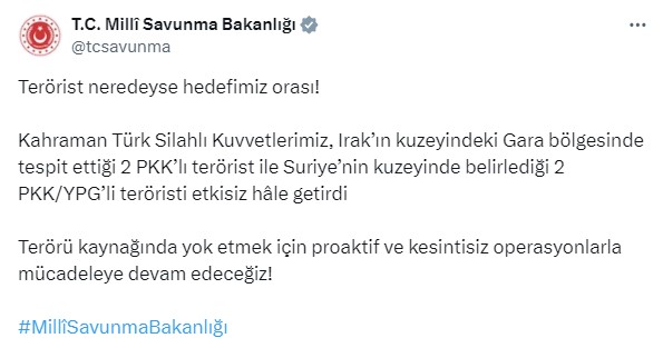 Savunma Bakanlığı 6 Ekim