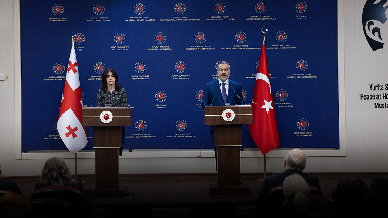 Dışişleri Bakanı Hakan Fidan ve Gürcistan Dışişleri Bakanı Maka Botchorishvili