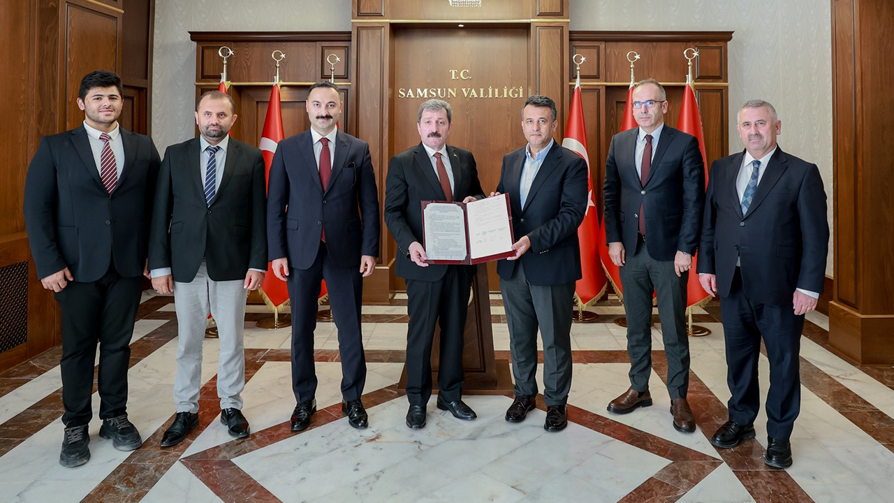 Vali Tavlı'nın Katılımıyla Samsun’da 1,3 Milyar Tl’lik Altyapı Yatırımı Protokolü Imzalandı